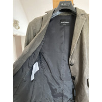 Emporio Armani Jacket/Coat Leather in Khaki