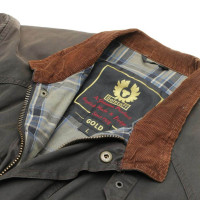 Belstaff Jacke/Mantel aus Baumwolle in Braun