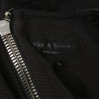 Rag & Bone Sweater met leren mouwen
