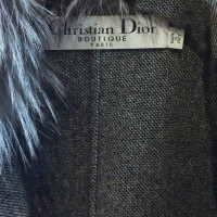 Christian Dior Dubbele gezicht vest met Fox bont kraag