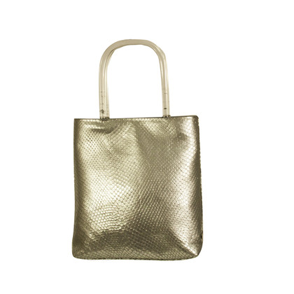 Etro Handtasche aus Leder in Silbern