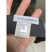 Dolce & Gabbana Sciarpa in Seta in Nero