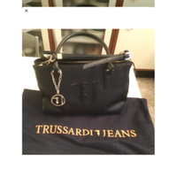 Trussardi Shoulder bag Leather in Black