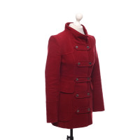 Karen Millen Giacca/Cappotto in Cotone in Rosso