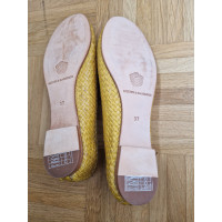 Melvin&Hamilton Slipper/Ballerinas aus Leder in Gelb