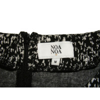 Noa Noa Kleid aus Baumwolle in Schwarz