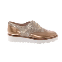 Baldinini Lace-up shoes Leather in Gold