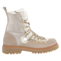 Moncler Ankle boots Suede in Beige