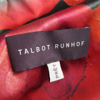 Talbot Runhof Robe à imprimé de fleurs