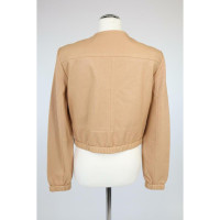 Club Monaco Jacket/Coat Leather in Beige