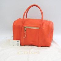 Chloé Handtasche aus Leder in Orange
