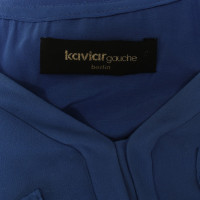 Kaviar Gauche Long silk dress in light blue
