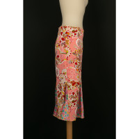 John Galliano Skirt Cotton in Pink