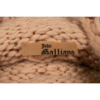 John Galliano Top Wool in Pink