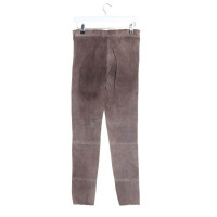 Arma Trousers Leather in White