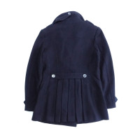 Burberry Cappotto di lana blu