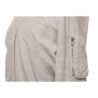 Rick Owens Jacke/Mantel aus Leder in Beige