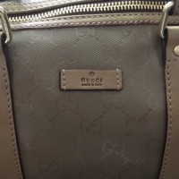 Gucci Boston Bag Leather in Beige