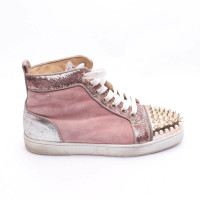 Christian Louboutin Sneakers aus Leder in Rosa / Pink