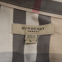 Burberry Blouse met overhemd en nova-ruitjespatroon