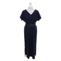 Laurèl Dark blue dress with belt