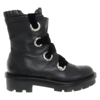 Alexander McQueen Boots Leather in Black