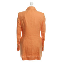 Hermès Oranje linnen Blazer