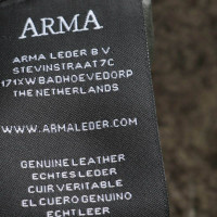 Arma Jacket/Coat Leather in Green