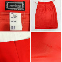 Gianni Versace Rok Wol in Rood