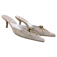 Christian Dior Sandales en Daim en Beige