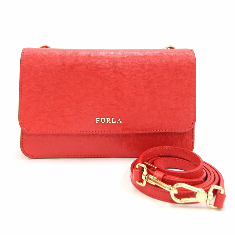 Furla Borsa a tracolla in Pelle in Rosso