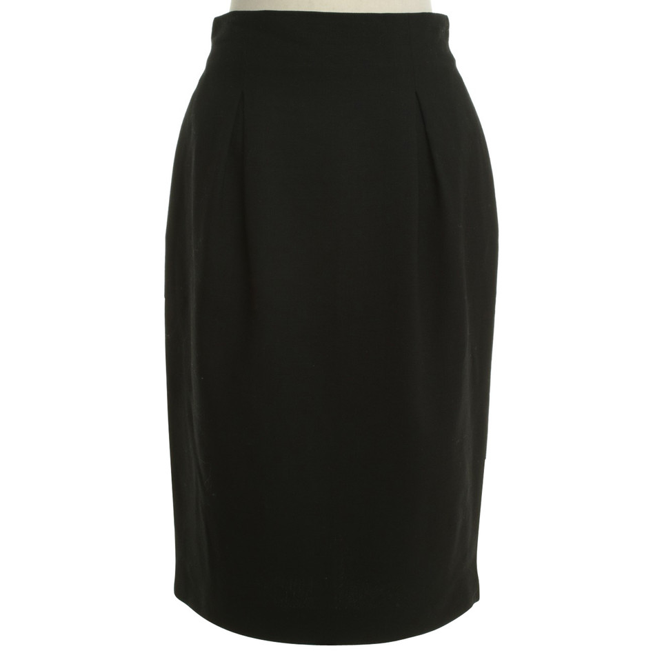 Christian Dior Pencil-skirt with cellar folds