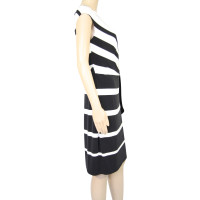 Ralph Lauren Gestreepte jurk in zwart / wit