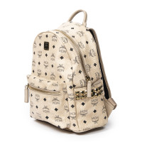 Mcm Rugzak Canvas in Beige