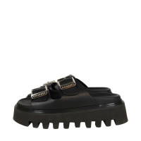 Casadei Sandals Leather in Black