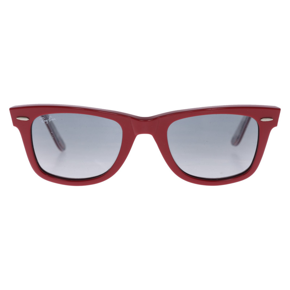 Ray Ban Zonnebril in Rood