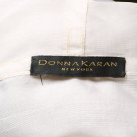 Donna Karan Oberteil aus Seide in Creme