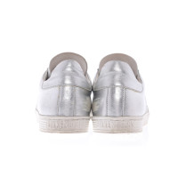 Bikkembergs Trainers Leather in Silvery
