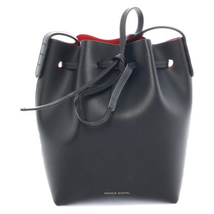 Mansur Gavriel Mini Bucket Bag in Black