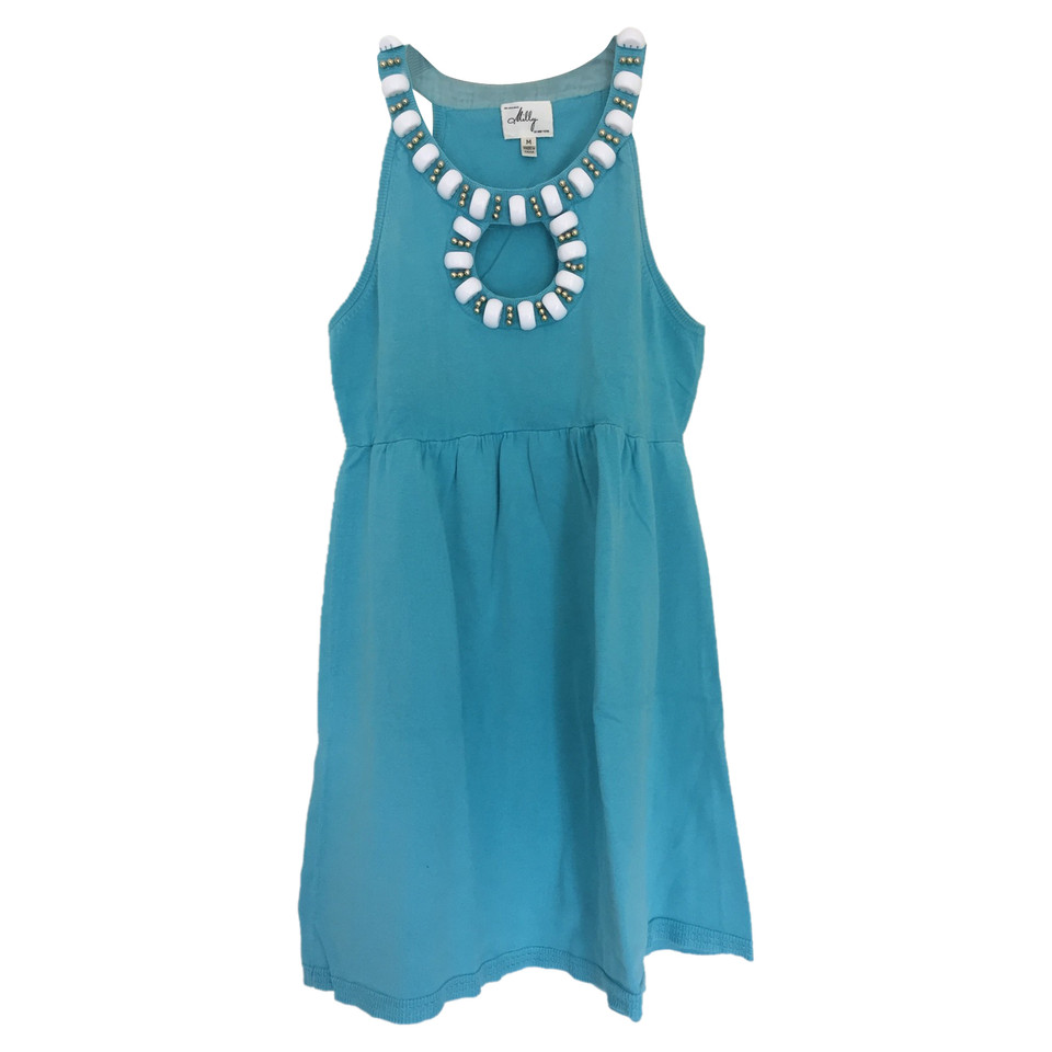 Milly Dress Cotton in Turquoise