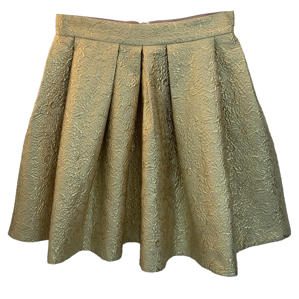 Tara Jarmon Skirt Cotton in Gold