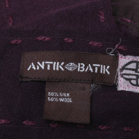 Antik Batik Schal in Bordeaux