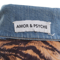 Altre marche Amor & Psyche - Giacca di jeans di colore blu