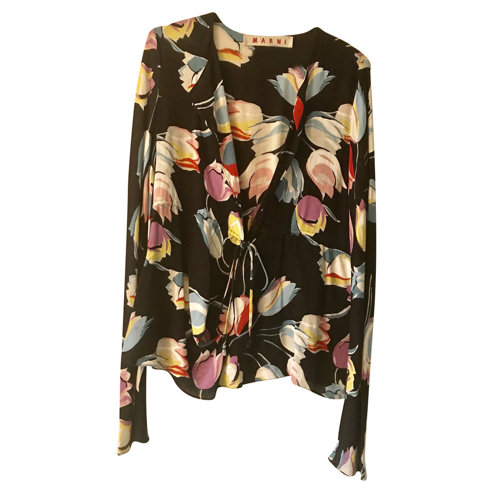 Marni Blouse with a floral pattern