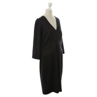 Laurèl Wool dress with Pinstripe