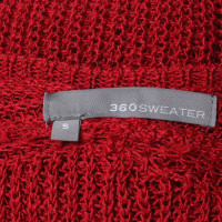 360 Sweater Sweater in rood / crème