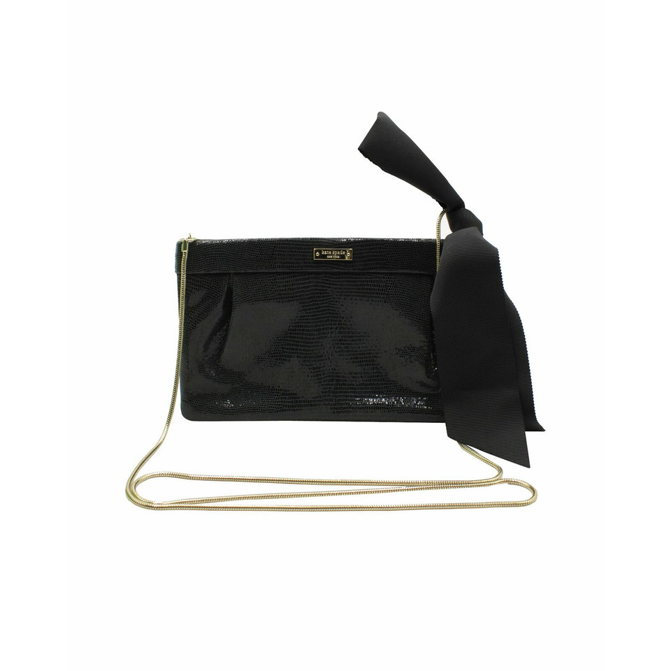 Kate Spade Clutch Bag Leather in Black