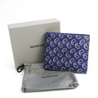 Balenciaga Täschchen/Portemonnaie aus Leder in Blau