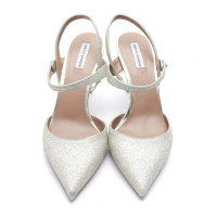 Tabitha Simmons Pumps/Peeptoes Leather in Silvery