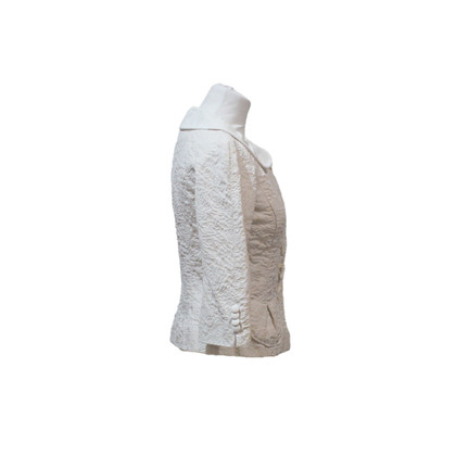 Louis Vuitton Jacke/Mantel aus Baumwolle in Weiß